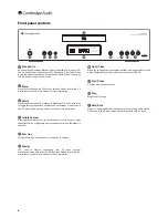 Предварительный просмотр 6 страницы Cambridge Audio Azur 740C User Manual