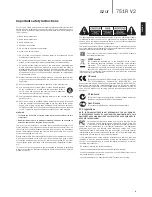 Предварительный просмотр 3 страницы Cambridge Audio azur 751R User Manual