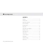 Предварительный просмотр 2 страницы Cambridge Audio Azur 840C User Manual