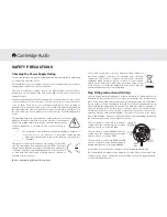 Предварительный просмотр 4 страницы Cambridge Audio Azur 840C User Manual