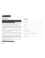 Preview for 2 page of Cambridge Audio DAB500 Owner'S Manual