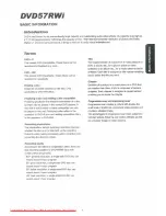 Preview for 6 page of Cambridge Audio DVD57RWi User Manual