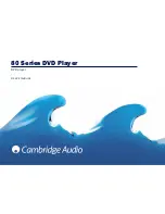 Cambridge Audio DVD85 User Manual предпросмотр