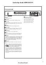 Предварительный просмотр 3 страницы Cambridge Audio HDMI DVD 99 Service Manual