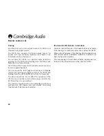 Preview for 16 page of Cambridge Audio iD100 User Manual