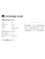 Preview for 8 page of Cambridge Audio Sirocco S50 Installation Manual