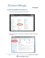 Preview for 30 page of Cambridge Audio Stream Magic 6 User Manual