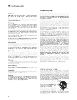 Preview for 4 page of Cambridge Audio Topaz SR10 V2 User Manual