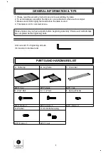 Preview for 2 page of Cambridge Casual CC-320617 Assembly Instructions Manual