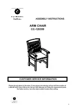 Preview for 4 page of Cambridge Casual CC-320617 Assembly Instructions Manual