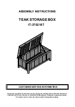 Cambridge Casual Heaton IT-370218T Assembly Instructions preview