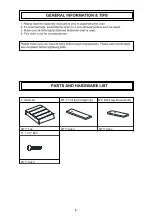 Preview for 3 page of Cambridge Casual HQ-24759 Assembly Instructions