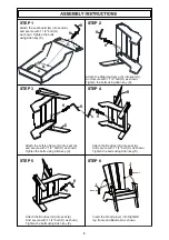 Preview for 4 page of Cambridge Casual HQ-24759 Assembly Instructions