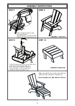 Preview for 5 page of Cambridge Casual HQ-24759 Assembly Instructions