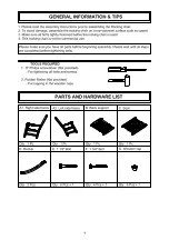 Предварительный просмотр 2 страницы Cambridge Casual IT-130277T Assembly Instructions Manual