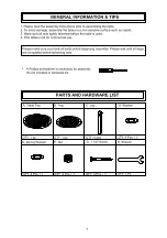 Предварительный просмотр 5 страницы Cambridge Casual IT-130277T Assembly Instructions Manual