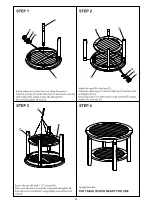 Предварительный просмотр 6 страницы Cambridge Casual IT-130277T Assembly Instructions Manual