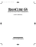 Cambridge SoundWorks BassCube 6S User Manual preview