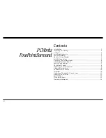 Предварительный просмотр 4 страницы Cambridge SoundWorks FourPointSurround Installation And Operating Instructions Manual