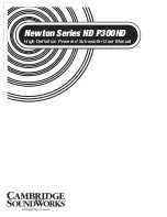 Cambridge SoundWorks NEWTON HD P300HD User Manual preview