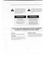 Preview for 2 page of Cambridge SoundWorks NEWTON P200 User Manual