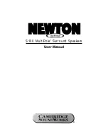 Cambridge SoundWorks NEWTON s100 Multipole User Manual предпросмотр