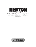 Preview for 1 page of Cambridge SoundWorks NEWTON T300 User Manual