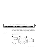 Preview for 3 page of Cambridge SoundWorks PlayDock PD200 Quick Start Manual