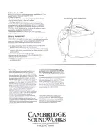 Предварительный просмотр 4 страницы Cambridge SoundWorks PlayDock XM Manual