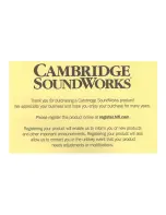 Предварительный просмотр 5 страницы Cambridge SoundWorks PlayDock XM Manual