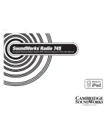 Cambridge SoundWorks SoundWorks Radio 745i User Manual preview