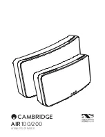 Предварительный просмотр 1 страницы CAMBRIDGE AIR100 User Manual