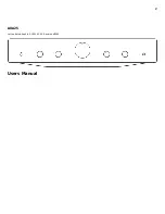 Preview for 3 page of CAMBRIDGE AXA25 User Manual