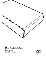 Предварительный просмотр 1 страницы CAMBRIDGE CP1 User Manual