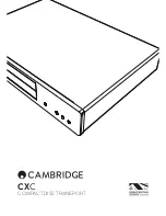 CAMBRIDGE CXC User Manual preview