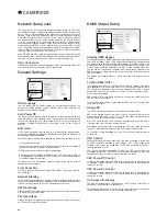 Предварительный просмотр 45 страницы CAMBRIDGE CXR120/200 Instruction Manual