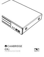 CAMBRIDGE CXU Manual preview