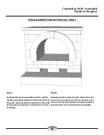 Preview for 11 page of CAMBRIDGE Fully Assembled Outdoor Fireplace Instruction Manual