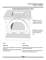 Предварительный просмотр 12 страницы CAMBRIDGE Fully Assembled Outdoor Fireplace Instruction Manual