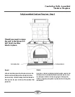 Preview for 13 page of CAMBRIDGE Fully Assembled Outdoor Fireplace Instruction Manual