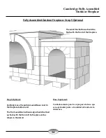 Preview for 15 page of CAMBRIDGE Fully Assembled Outdoor Fireplace Instruction Manual