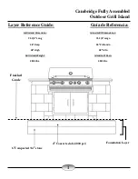 Предварительный просмотр 2 страницы CAMBRIDGE Fully Assembled Outdoor Grill Island Instruction Manual