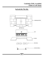 Предварительный просмотр 7 страницы CAMBRIDGE Fully Assembled Outdoor Grill Island Instruction Manual