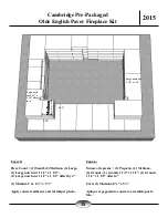 Preview for 18 page of CAMBRIDGE Olde English Paver Outdoor Fireplace Kit Instruction Manual