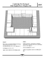 Preview for 19 page of CAMBRIDGE Olde English Paver Outdoor Fireplace Kit Instruction Manual