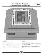 Preview for 36 page of CAMBRIDGE Olde English Paver Outdoor Fireplace Kit Instruction Manual