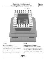 Preview for 45 page of CAMBRIDGE Olde English Paver Outdoor Fireplace Kit Instruction Manual