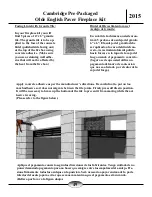 Preview for 49 page of CAMBRIDGE Olde English Paver Outdoor Fireplace Kit Instruction Manual