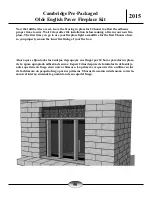 Preview for 50 page of CAMBRIDGE Olde English Paver Outdoor Fireplace Kit Instruction Manual