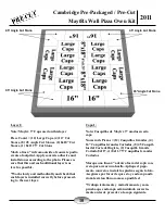 Предварительный просмотр 11 страницы CAMBRIDGE Pre-Cut Instruction Manual